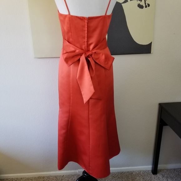 SOLD 💫 Alfredo Angelo Orange/Red Dress (NWOT) - Picture 2 of 7